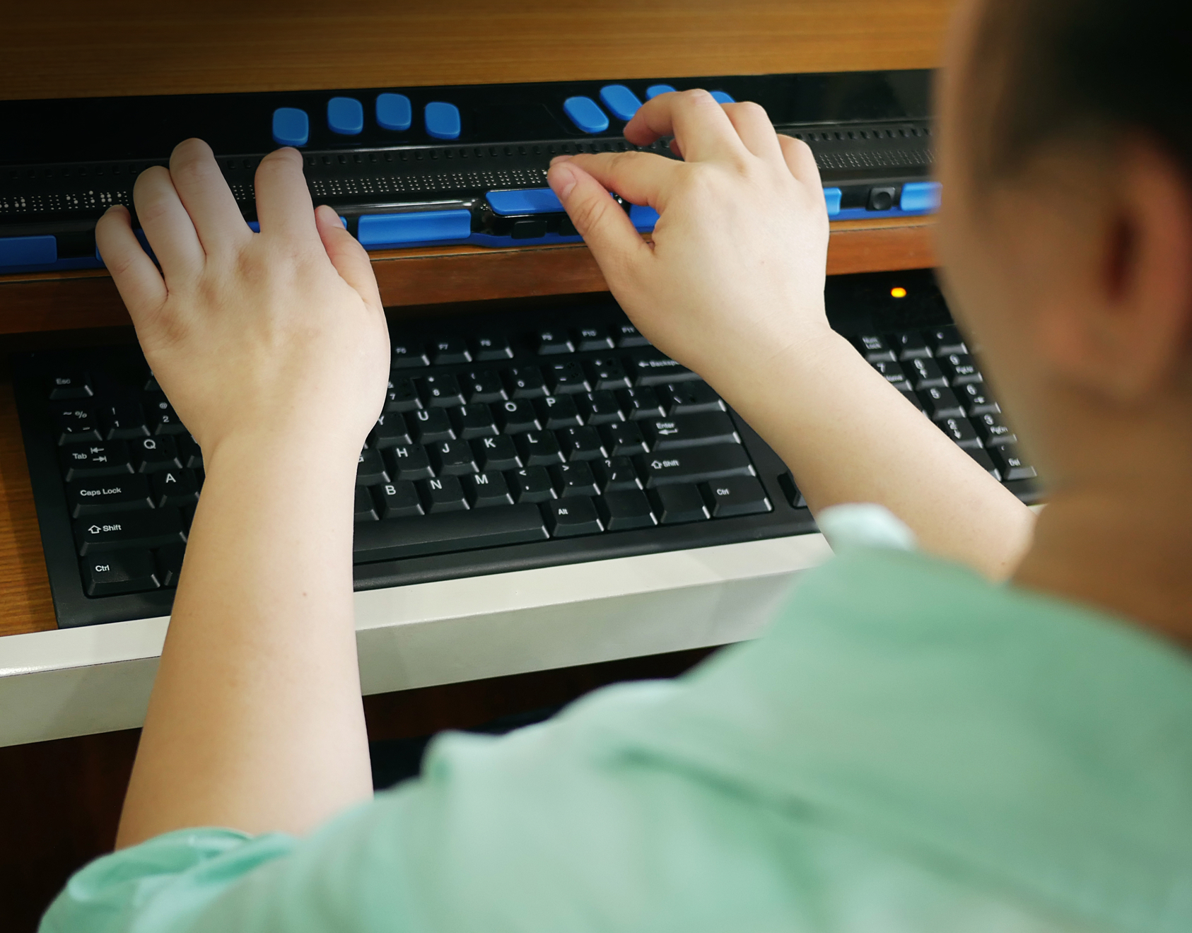 Page header assistive technology