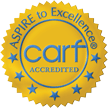 Gold Seal. Aspire to Excellence. C.A.R.F. Accredited. 