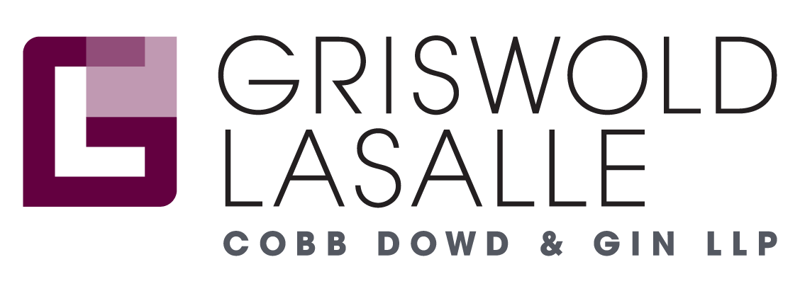 Griswold Lasalle Cobb Dowd and Gin LLP. L logo. 